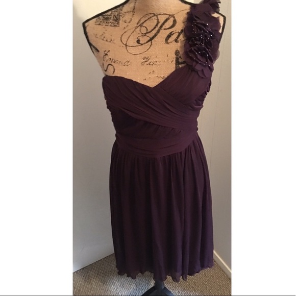 One Shoulder Bridesmaid Dress - Picture 1 of 5